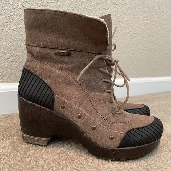 Jambu Netherlands Leather lace up boots. Size 8 - Picture 2 of 15